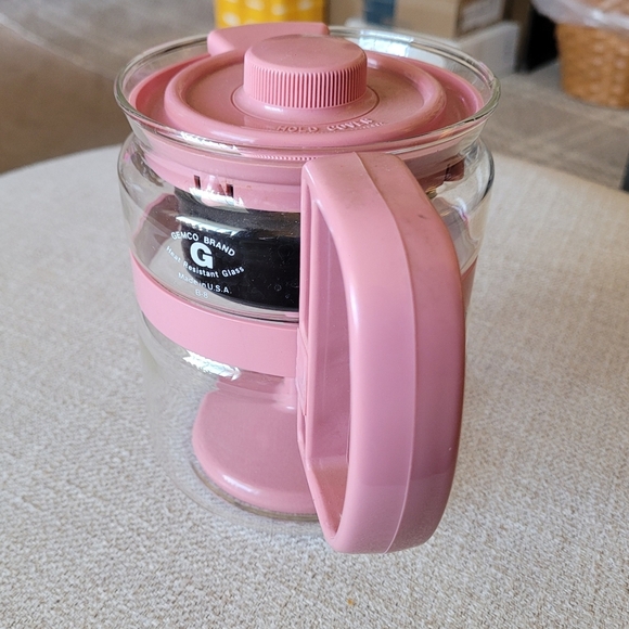 Vintage Micro Perk Microwave Coffee Pot Mauve Pink Gemco Brand New without Box - Picture 4 of 4